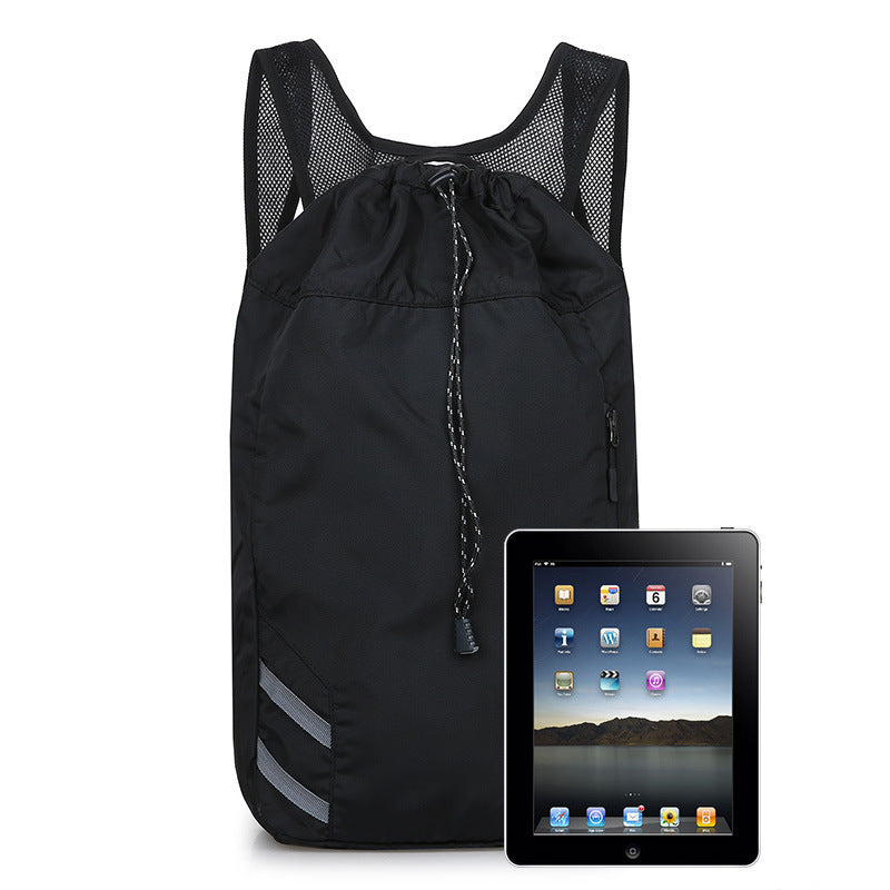 Sports backpack 30×17×56 cm – Nylon gym bag with zippered compartment | Shoulder bag & gym bag
