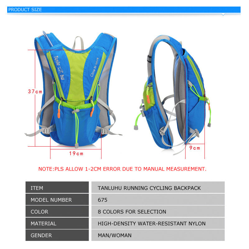Ultra-lightweight & waterproof bike backpack – hydration pack for cycling, running, and outdoor activities