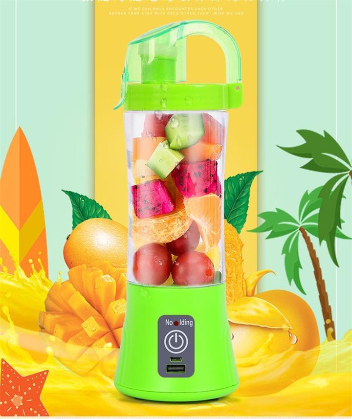 Portable Smoothie Blender 400ml – USB Rechargeable & Powerful | Mini Stand Blender for Shakes & Juices