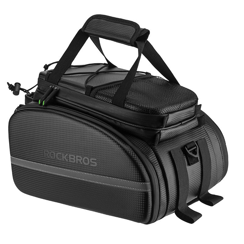 ROCKBROS Bike Bag Rack – Waterproof & Durable | Rear Bag with Rain Cover