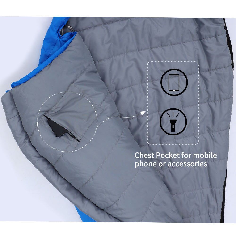 Ultralight sleeping bag 220×80 cm | Camping & Outdoor – Warm, compact, and breathable