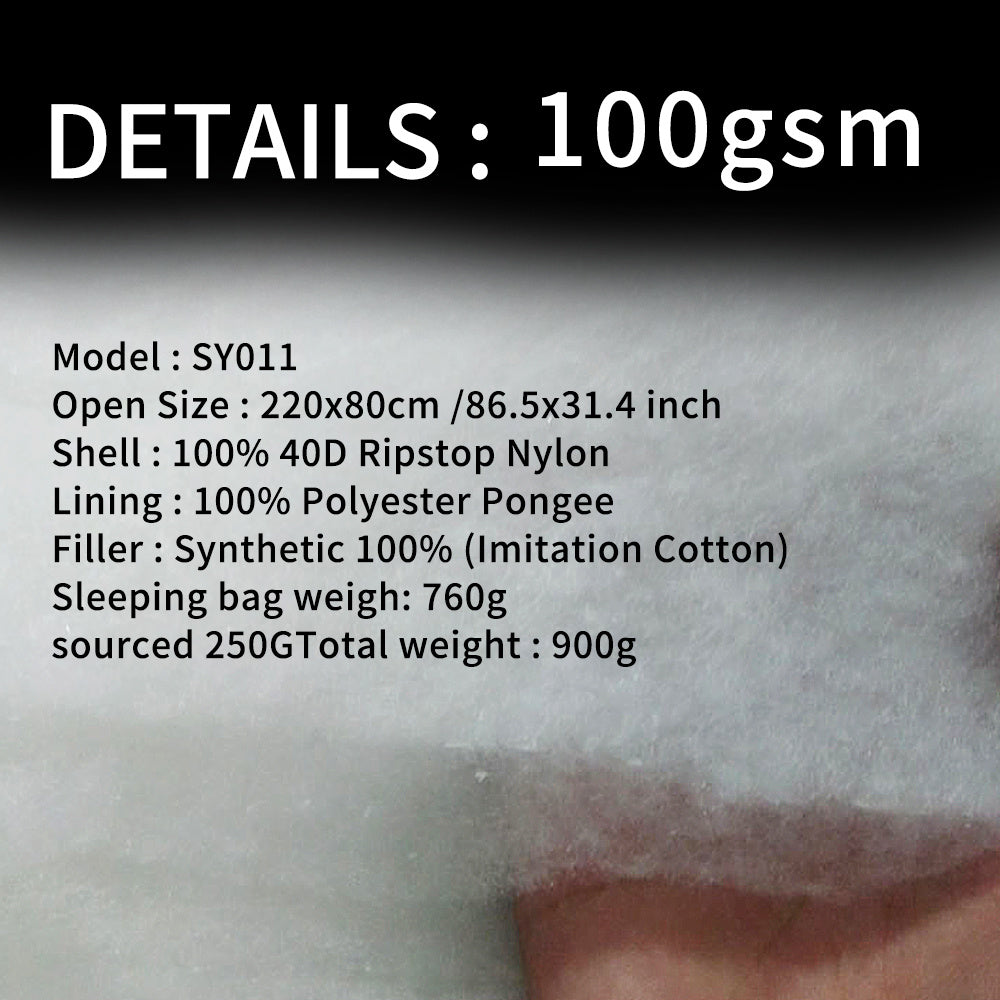 Ultralight sleeping bag 220×80 cm | Camping & Outdoor – Warm, compact, and breathable