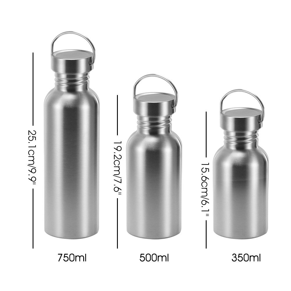 Stainless steel drinking bottle 350 ml | 500 ml | 700 ml – BPA-free, leak-proof, and environmentally friendly