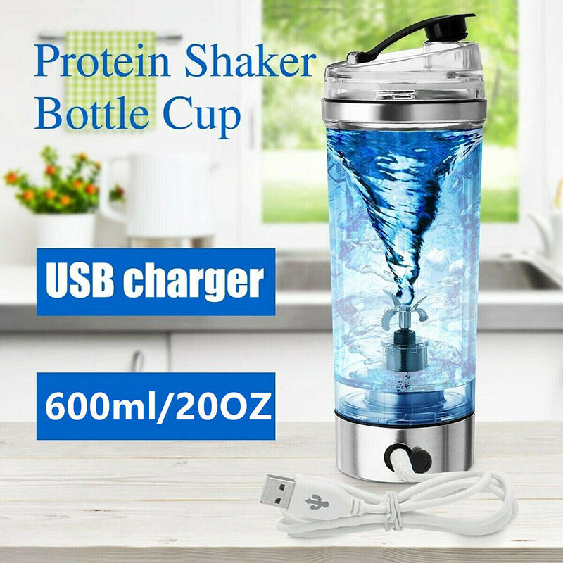 Electric shaker 450 and 600 ml – USB rechargeable, compact, and powerful. Perfect for protein shakes, smoothies, university, office, fitness, and outdoor use.