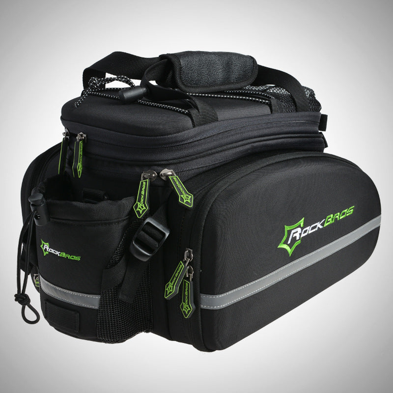 ROCKBROS Bike Bag Rack – Waterproof & Durable | Rear Bag with Rain Cover
