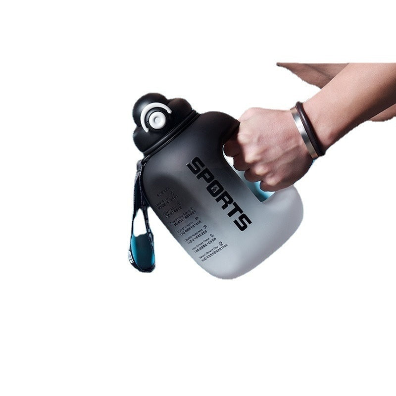 Sports water bottle 1.6L & 2.5L – BPA-free, modern & robust | Fitness drinking bottle with handle
