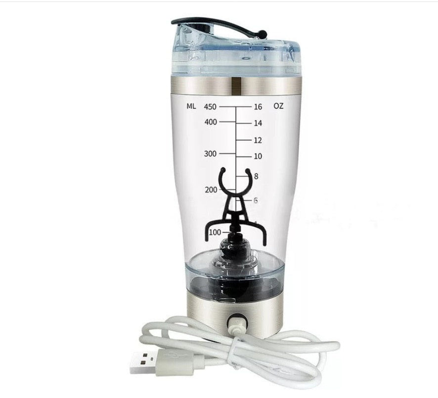 Electric shaker 450 and 600 ml – USB rechargeable, compact, and powerful. Perfect for protein shakes, smoothies, university, office, fitness, and outdoor use.