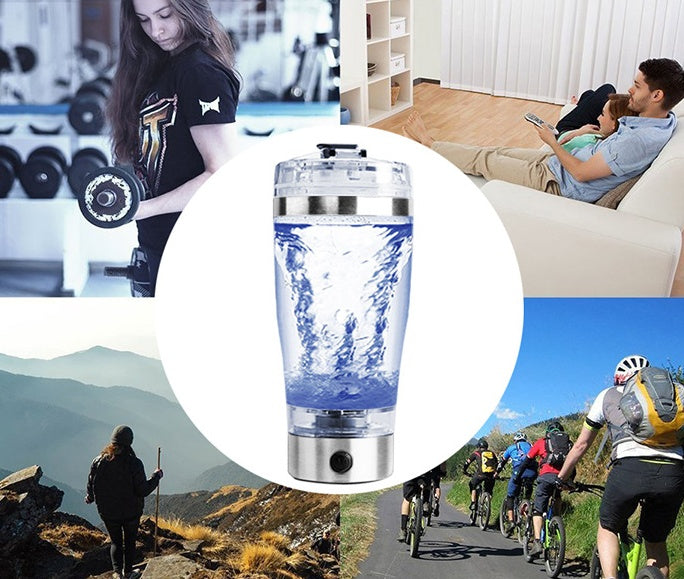 Electric shaker 450 and 600 ml – USB rechargeable, compact, and powerful. Perfect for protein shakes, smoothies, university, office, fitness, and outdoor use.