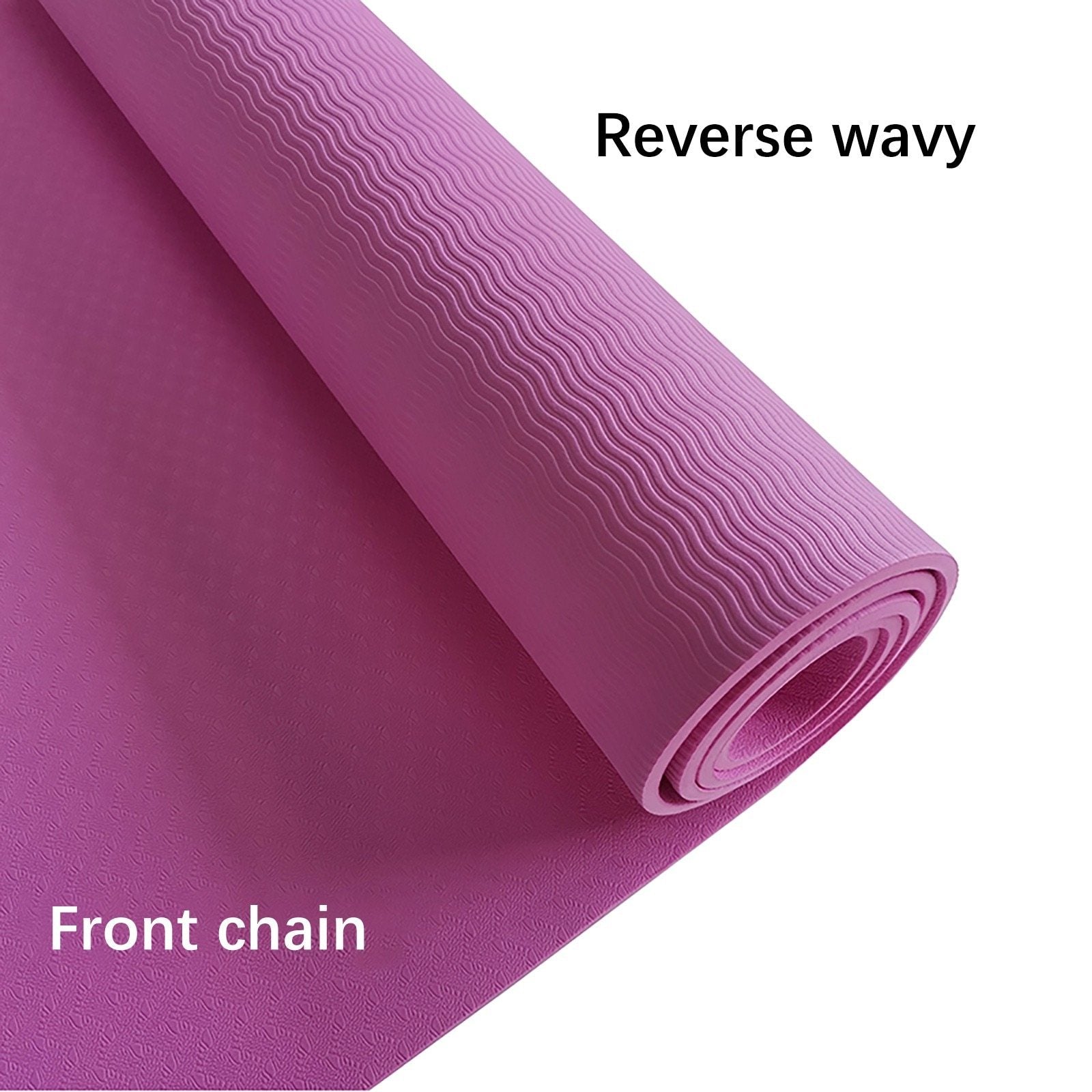Non-slip & extra thick yoga mat – fitness mat for sports, Pilates, and the gym – various colors