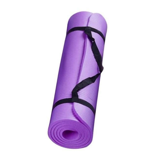 Non-slip & extra thick yoga mat – fitness mat for sports, Pilates, and the gym – various colors